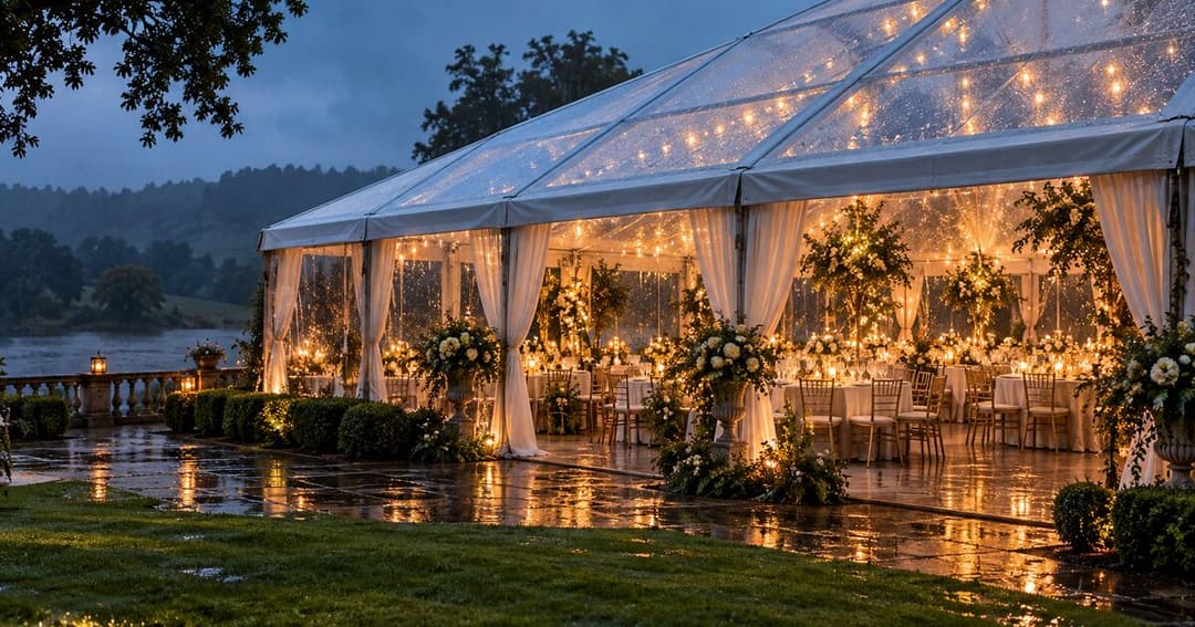 Wedding Weather Backup Plan: Rain, Hail, Heat and Storm Season