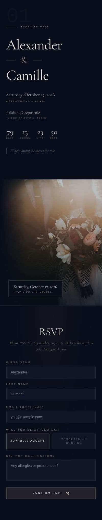 Wedding Website