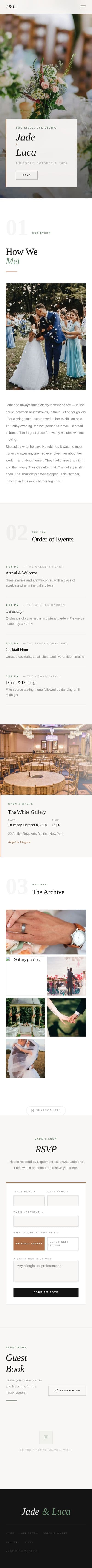 Wedding Website