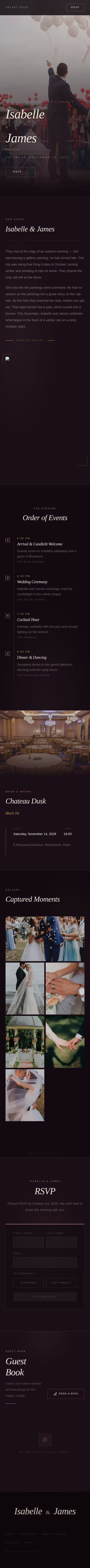 Wedding Website